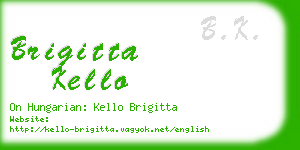 brigitta kello business card